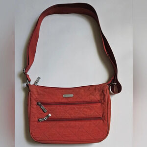 Baggallini Crossbody Nylon Quilted Shoulder Bag Purse Casual Travel Zippers bag